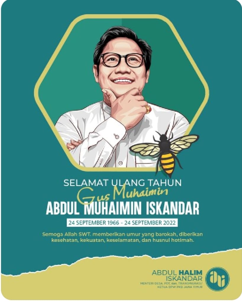 HKus008's tweet photo. Met Milad @cakimiNOW semoga selalu sehat dan semua hajat rakyat terkabul menjadi Presiden Indonesia 2024-2029..Aamiin YRA
#Next2024 
#HBDGusMuhaimin56 https://t.co/FO9g6tWY4K