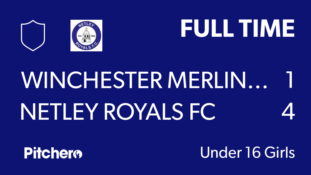 NetleyRoyals's tweet photo. FULL TIME: Winchester Merlin's 1 - 4 Netley Royals FC
#WINNET #Pitchero
https://t.co/BeKu7Vs26H https://t.co/hARB6rGJMf