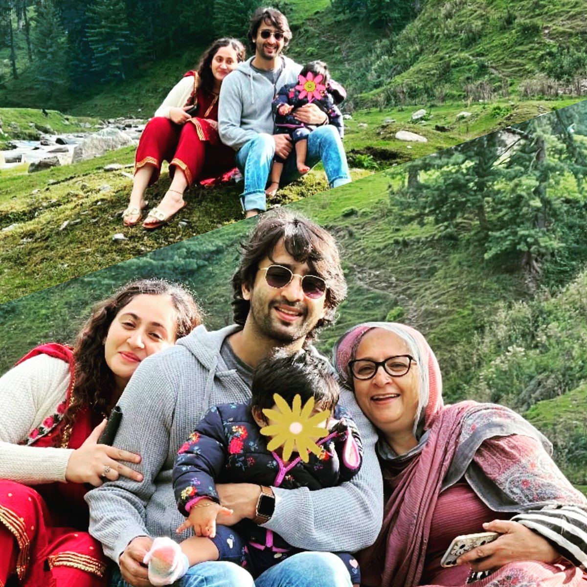 atashi_sns's tweet photo. The man surrounded by his 3 beautiful ladies 😍😍
@Shaheer_S we love u & ur lovely world too ❤️😘🤗
#Bhaderwah #Jammu #HomeTown #Familia #Familyworld #ShaheerSheikh #RuchikaaKapoor #Anaya #RucHeer #AnayaKeMummyPapaAndDadi #lotsofLoveAndRespect @RuchikaaKapoor https://t.co/tKWxqQxa8V