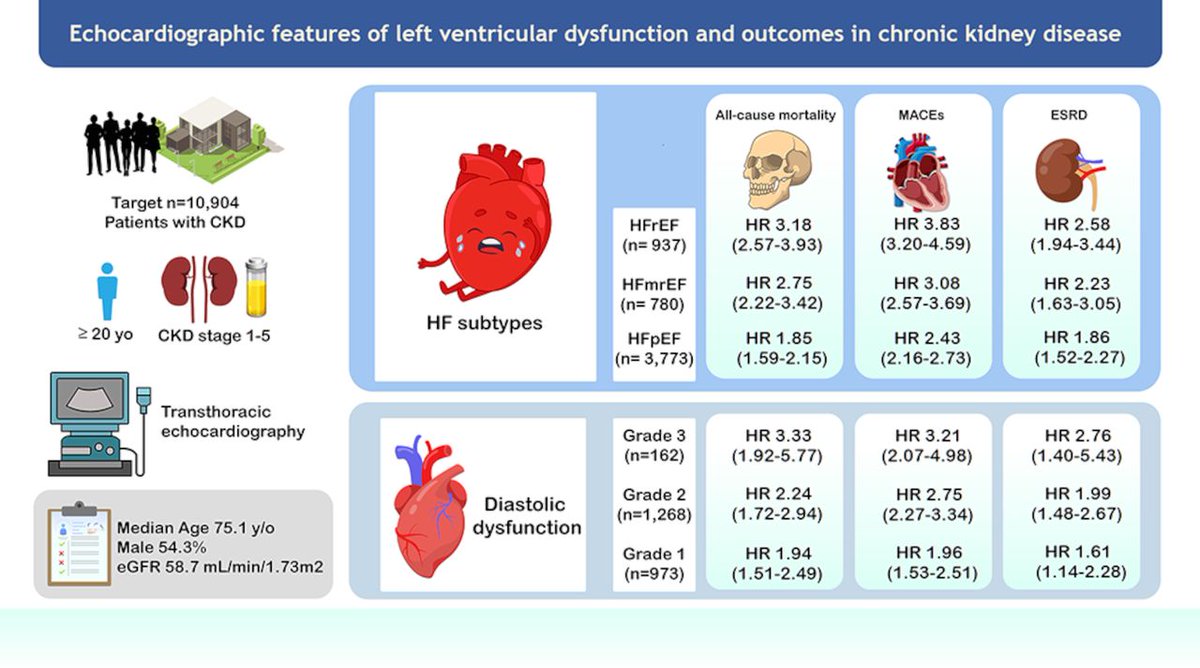 Echocardiographic features of left ventricular dysfunction and outcomes in chronic kidney disease

heart.bmj.com/content/early/…