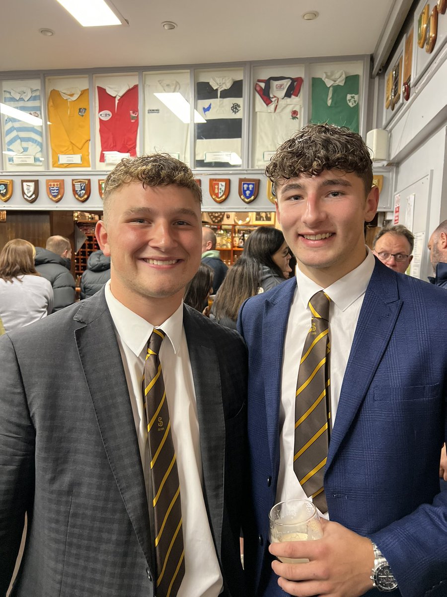 MrLeeBirkett's tweet photo. A complete &amp; dominant team display by @TheBrownSSFC V @WGRugby to come out 36-5 (W) at a buzzing @wharfedalerufc Friday night event. Billy proud to wear his starting 15 tie for the 1st time alongside fellow @Sed_Sedgwick Aidan Stewart. @NextGenXV @Academy_Falcons @SaleSharksAcad https://t.co/4DMHGfbpBe