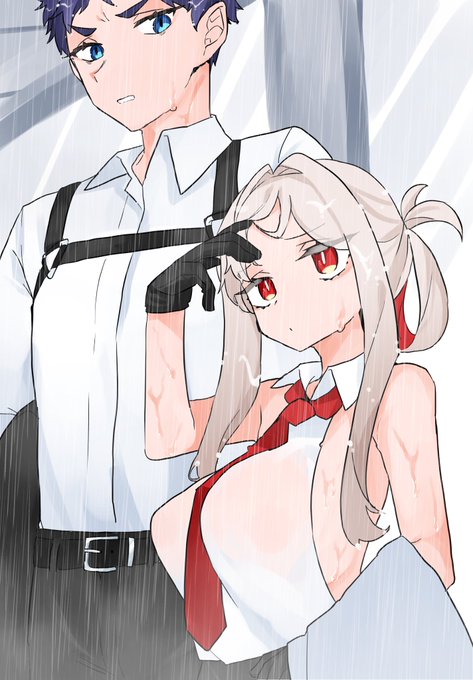 こんな日に限って白を着てきた麻泰☔️ 