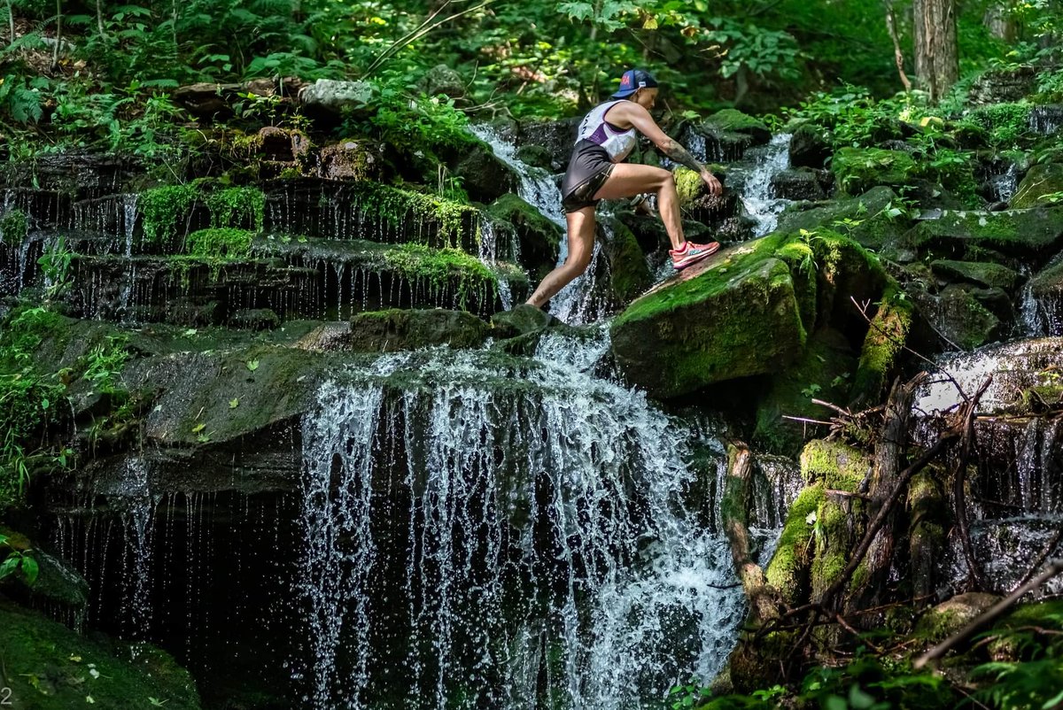 Don't go chasing waterfalls ... 🎶🎶🎶

#rockintheknob
#alleghenytrailrunners
#trailrunning 
#marathon 
#runner 
#mountains 
#waterfall 
#Pennsylvania