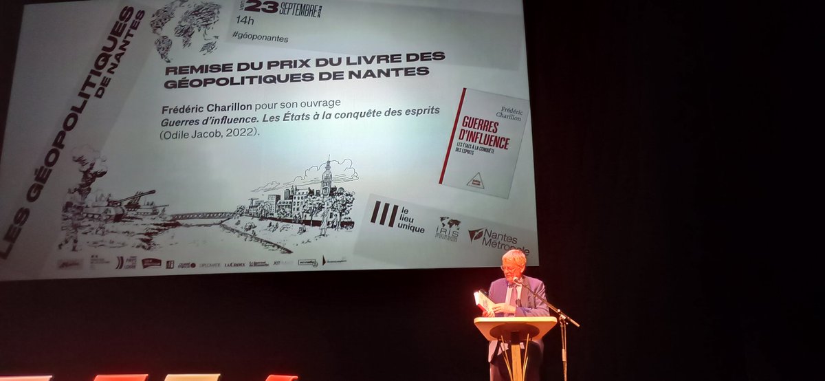 Scpomlj's tweet photo. #géopolitiques de Nantes. Un moment phare du débat géopolitique en France. https://t.co/W9IsjdLiiO