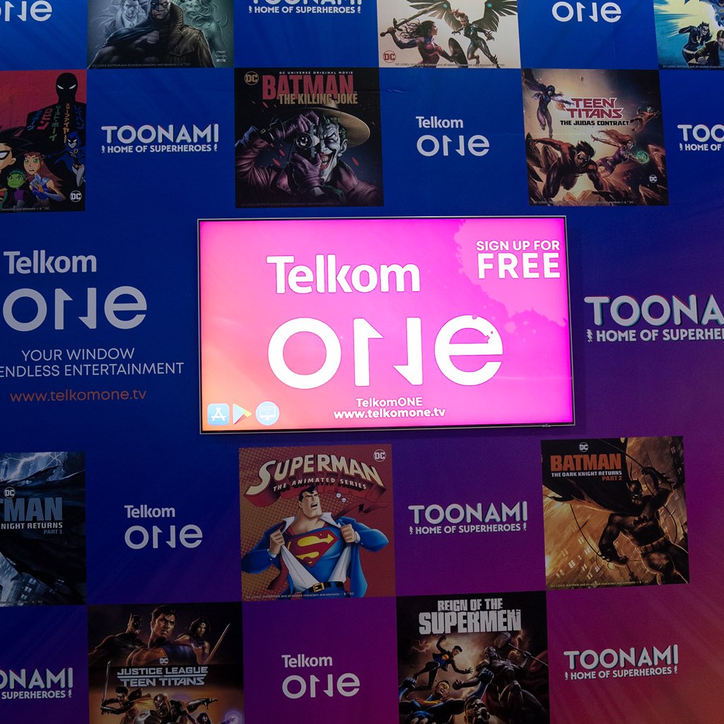 TelkomZA's tweet photo. Stand a chance to WIN a ticket to New York Comic Con when you visit and purchase anything at our stand. #ComicConAfrica #TelkomXComicCon #OneHero https://t.co/hwJrtWjjky