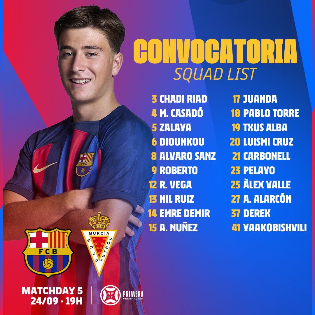 IG Barsastaff lokal On Twitter Akhirnya Pablo Torre Dipanggil Barca B 