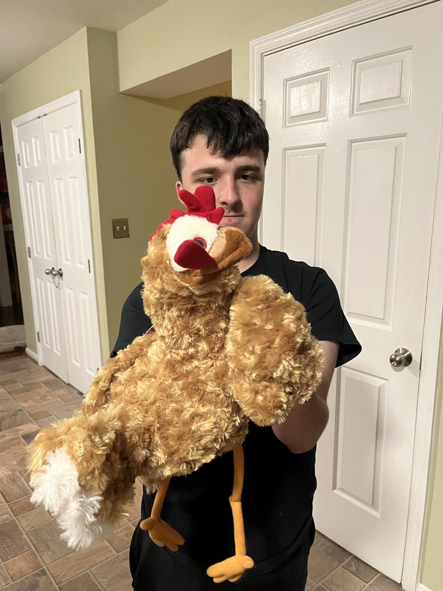 Welcome to the family Professor Cluckington…and happy birthday to nathan!