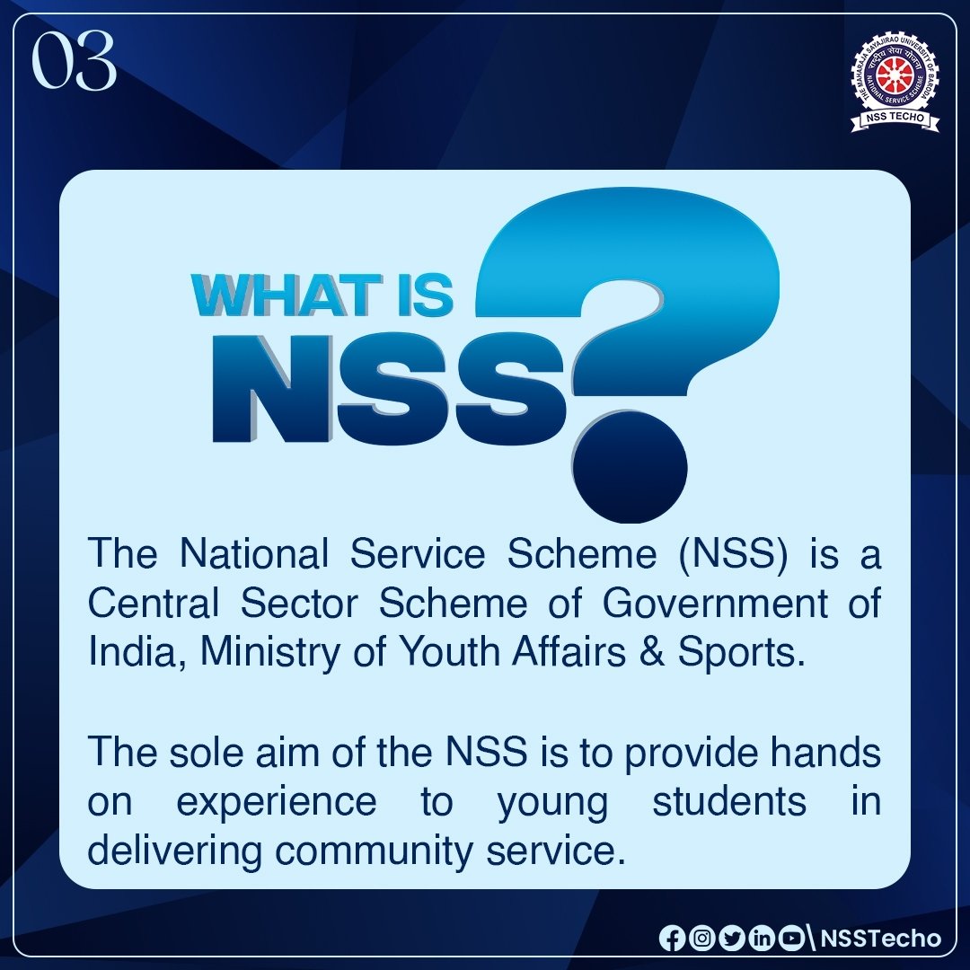 nss_techo's tweet photo. NSS TECHO wishes all students and other peer units of NSS a very joyous and hardworking 53rd NSS Day. https://t.co/AqBq1qGAYM