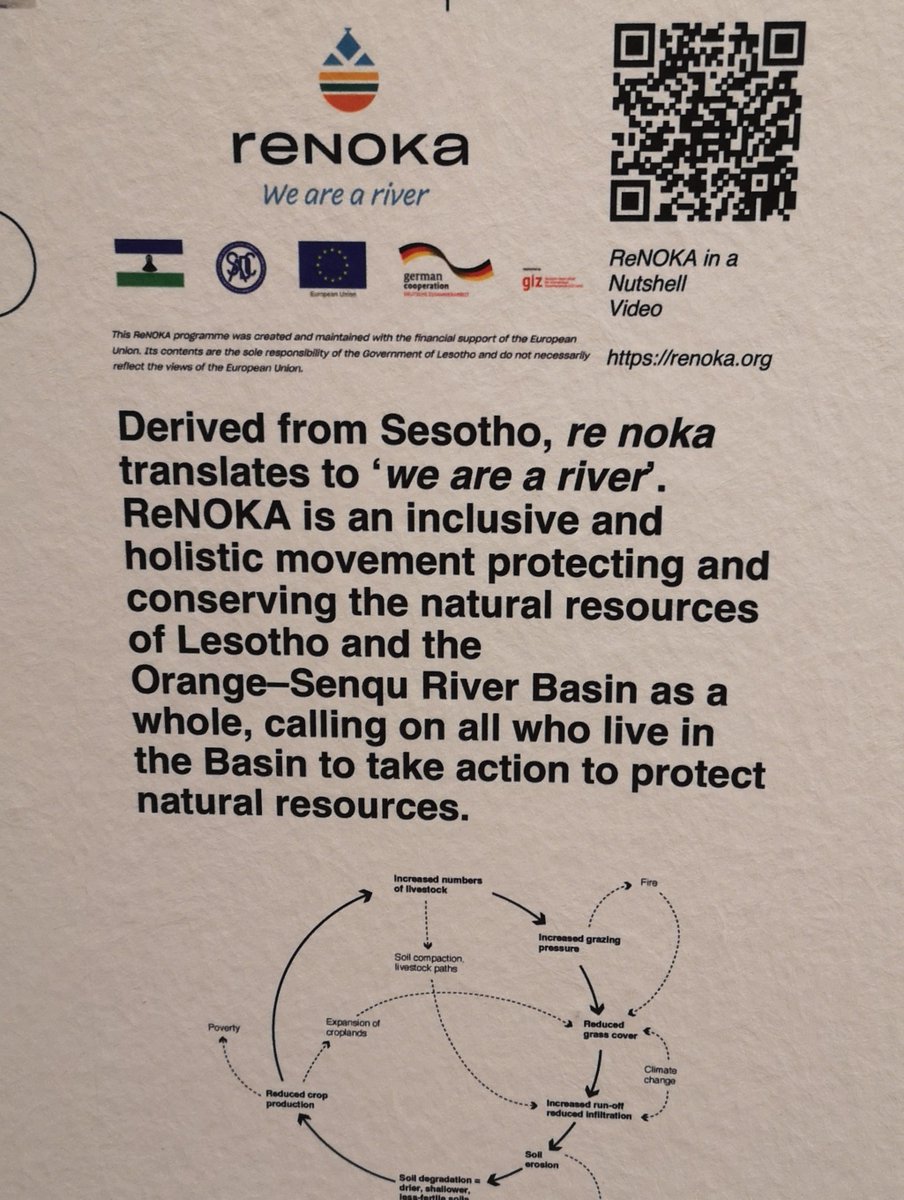 The #Lesotho stand at  <a href="/triennalemilano/">Triennale Milano</a> (designed by Aoumm Studio and <a href="/riseint_org/">rise international</a>)  is  dedicated to water and a reference to GoL-EU-D <a href="/renoka_movement/">ReNOKA</a> is a must - PA #Lstwitter