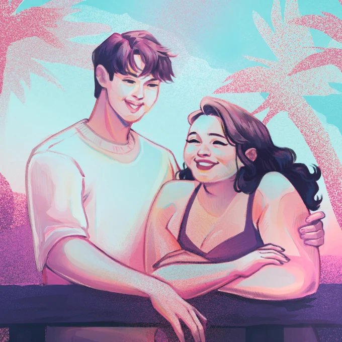 Hi, in case you missed it,  commissioned me for the cover art of her upcoming book, Some Bali to Love  