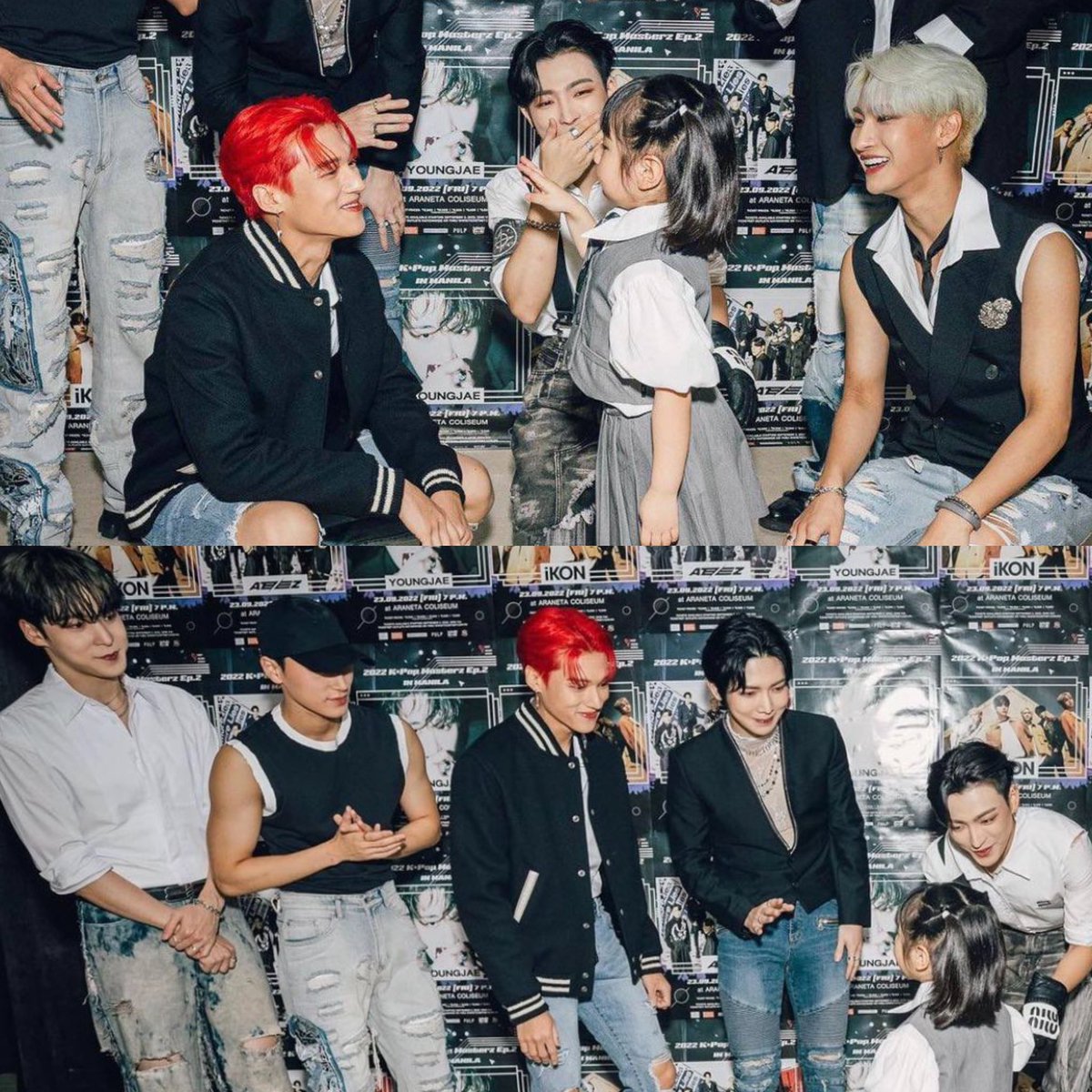 sankaissed's tweet photo. nooo look at the way ateez is looking at her ☹️ https://t.co/fyAMq6q5nt