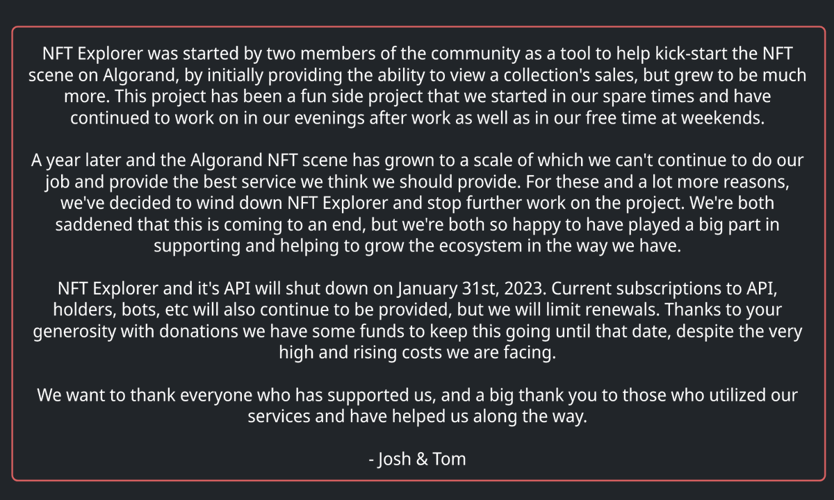 NFT Explorer tweet media