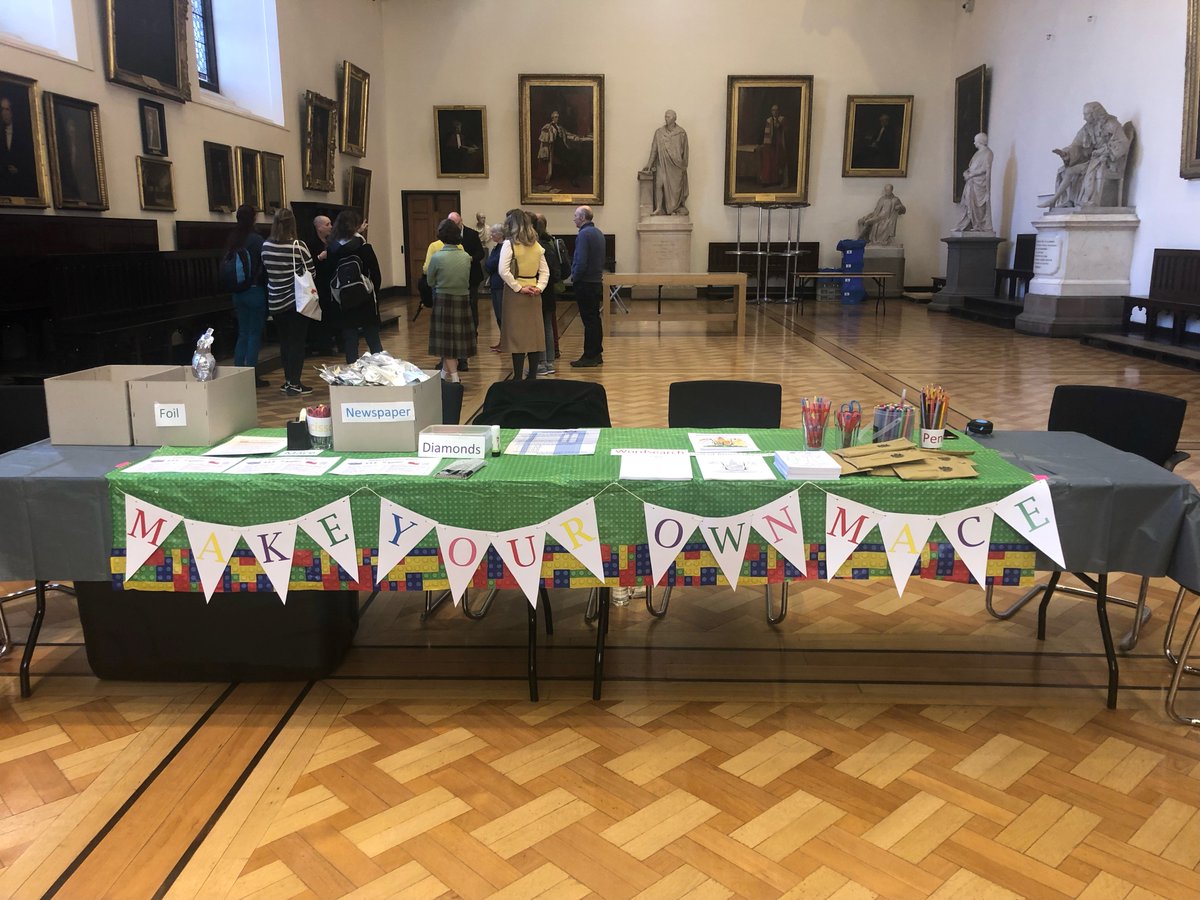Lots of children's activities on offer at Parliament House in Edinburgh today as part of Doors Open Day 2022. You can also enjoy a tour of the building and re-enactments of historic trials. #PHDOD2022