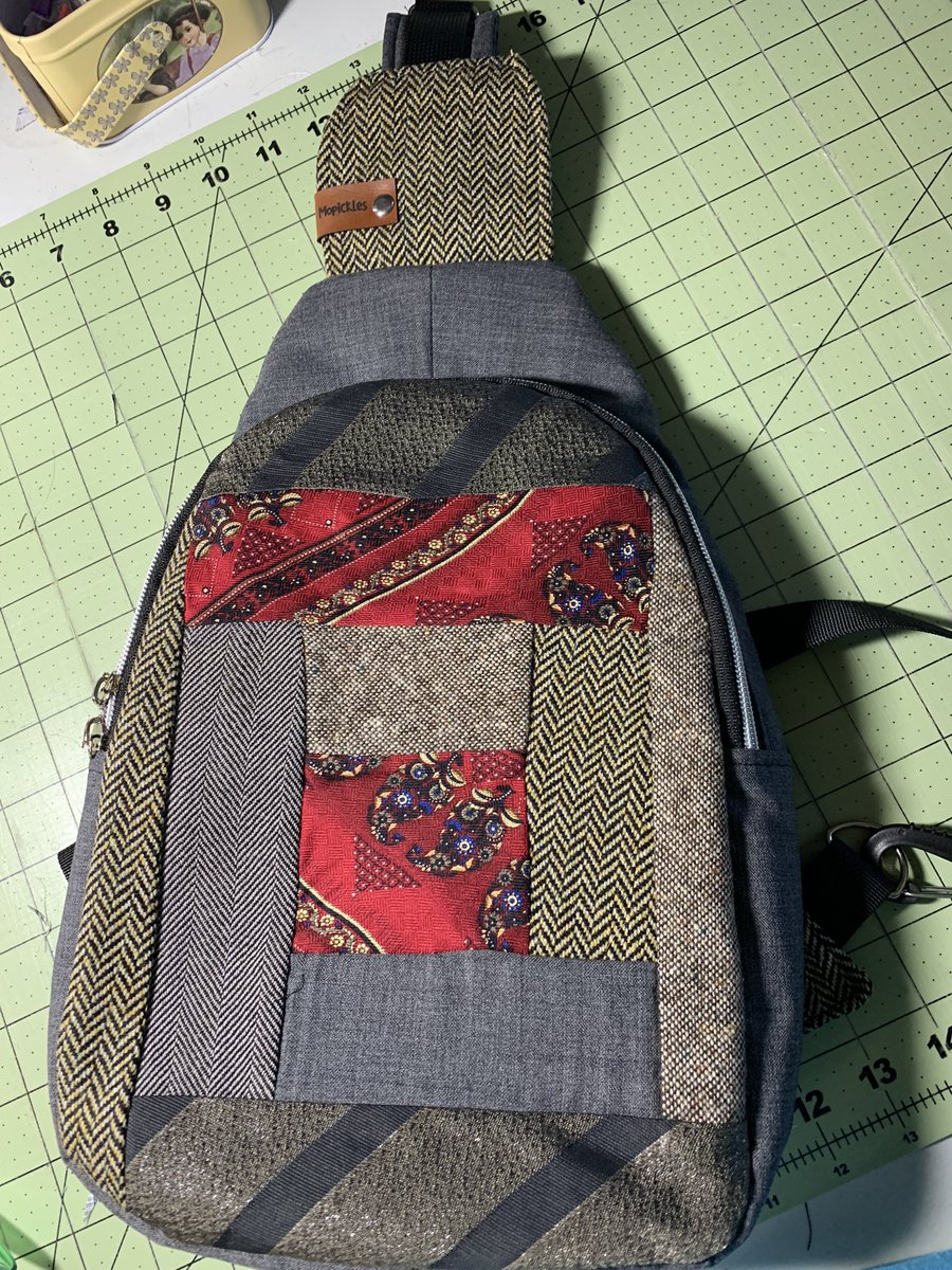 Mcgeeauction's tweet photo. Two new designs I made for our new Business Line. #fallfashion #upcycle #mopickles803 https://t.co/sKobxF6JcY