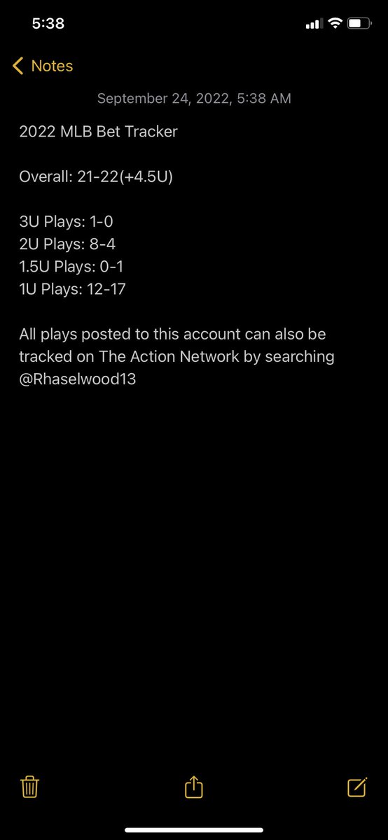 ryanhayesplays's tweet photo. MLB is quite the different story, and definitely a stronger sport for myself. Again, a few days where too many plays were posted. Quality over quantity has been reiterated. Please see below. https://t.co/GoSbXVXXrK