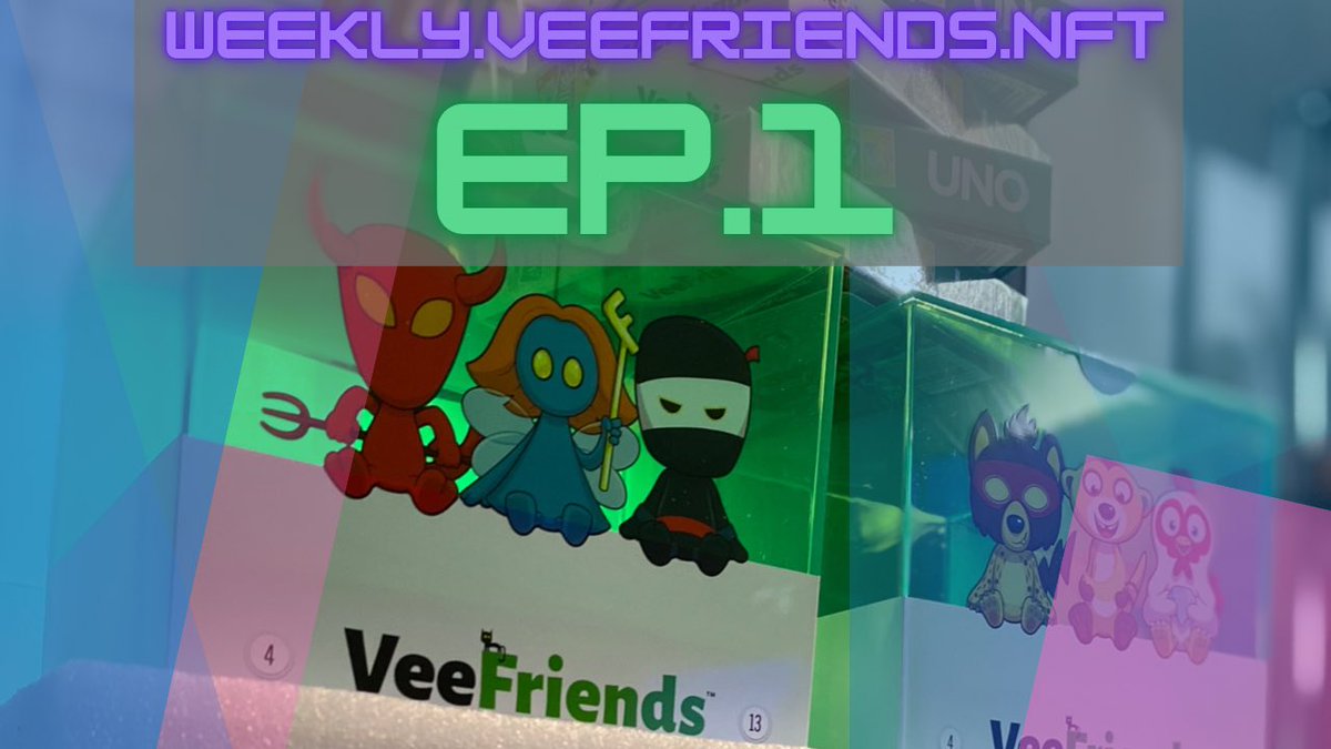 🥳LIVE! #WeeklyVeeFriendsNFT for Sep 23, 2022!

📌 TLDR new season new time (Fridays <a href="/9PM/">9pm</a> PST); surprise GG #8 event; unpacking <a href="/realUNOgame/">UNO</a> <a href="/zerocoolcards/">zerocoolcards</a> VF trading cards and game.

📺 youtube.com/watch?v=lA-xpG…

<a href="/garyvee/">Gary Vaynerchuk</a> <a href="/veefriends/">VeeFriends</a>
#RoadtoVeeFriendsNFT 

🙏🏻TY for subscribing!