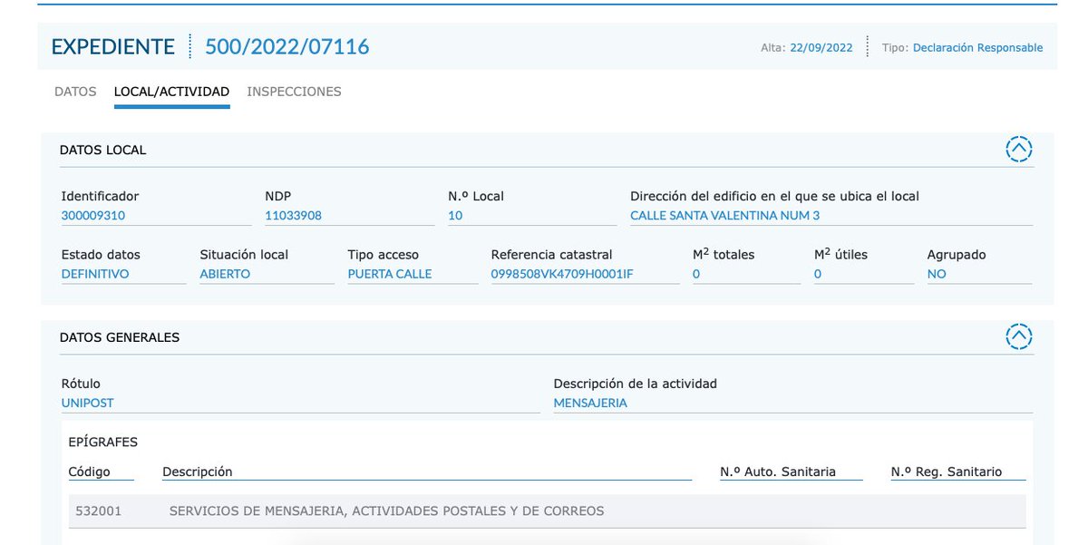 SOS COCINAS FANTASMA C. STA.VALENTINA TETUÁN tweet media