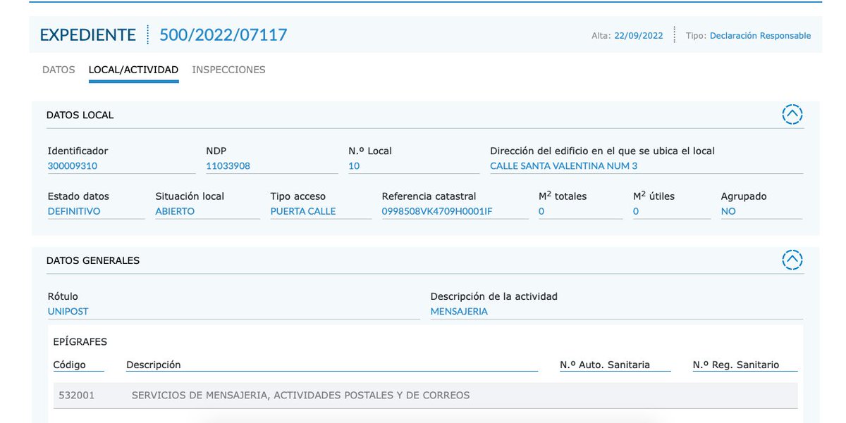 SOS COCINAS FANTASMA C. STA.VALENTINA TETUÁN tweet media