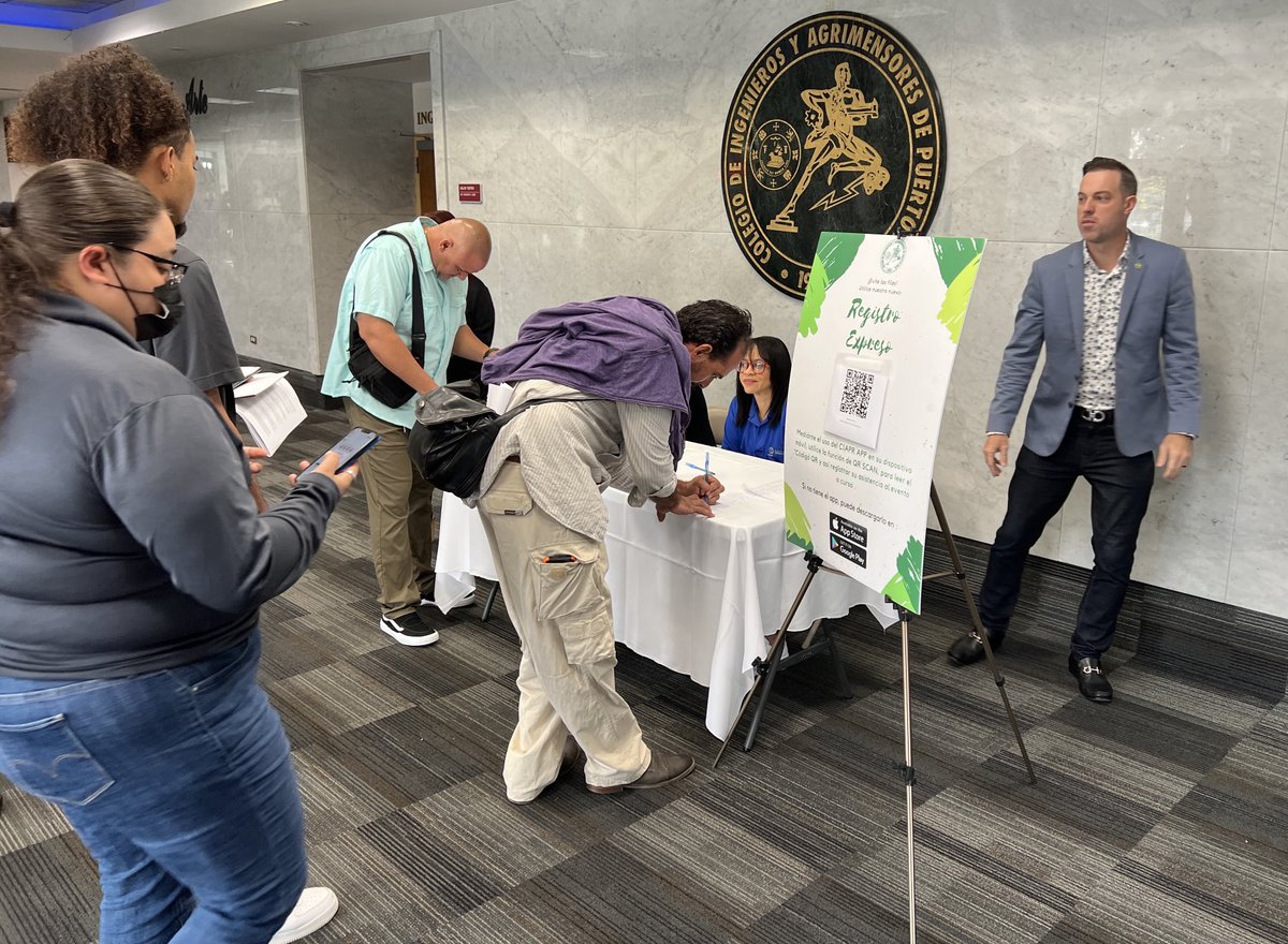 Registration @ LS Review San Juan. Despite Fiona’s miseries just Sun &amp; Mon, nearly all of almost 70 pre-registered showed up, some with no power and water when they left home.