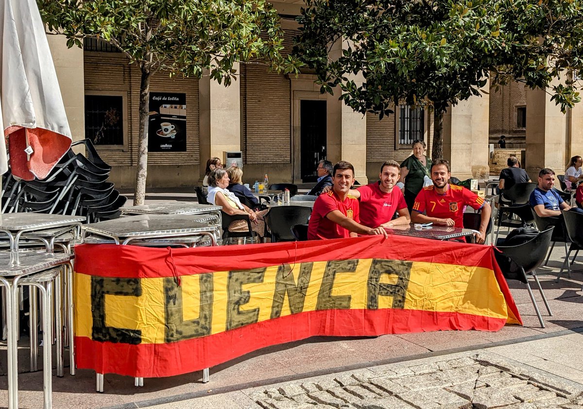 Vicvalo's tweet photo. ⚽🇪🇦🍻 #EspañaSuiza #NationsLeague #Zaragoza https://t.co/0Bf1uITlzJ