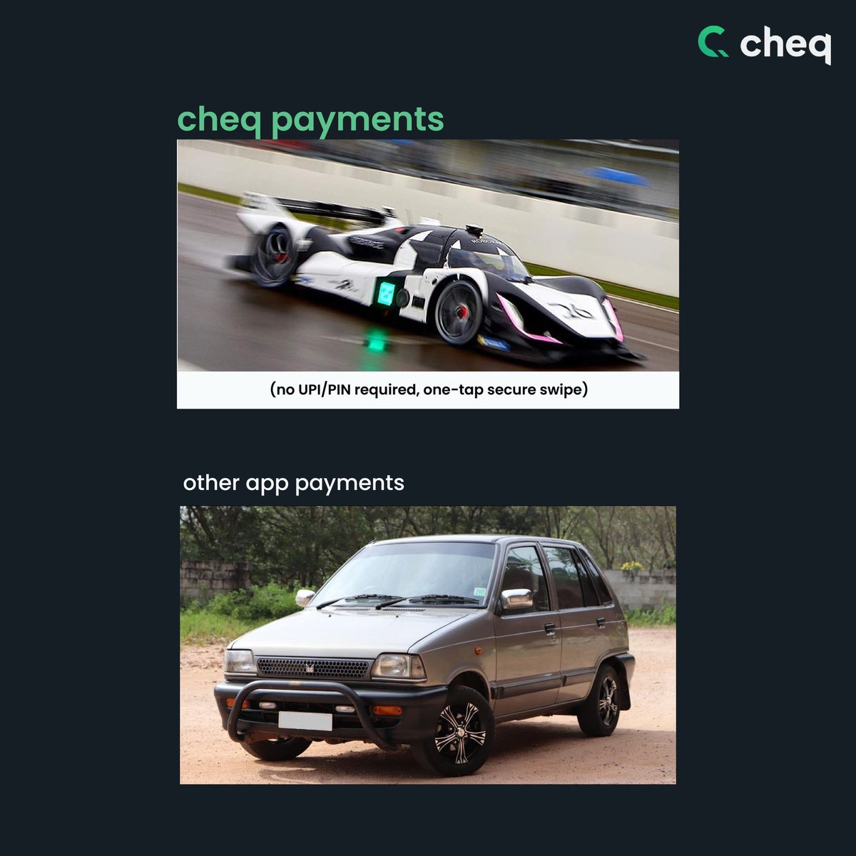 cheqit_'s tweet photo. Are you a @cheqit_ user yet? ๐
Download now and enjoy lightening-fast, one tap payments โก๏ธ
#Cheq #joincheq #CheqingAccount https://t.co/PUFZhHzupP
