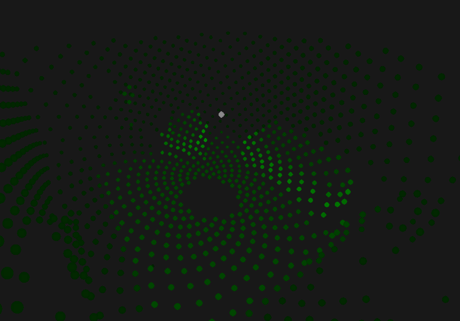 CodeCartograph's tweet photo. Bonus pictures of the particles in 3d and the scene its based on https://t.co/DfAmMCACFk