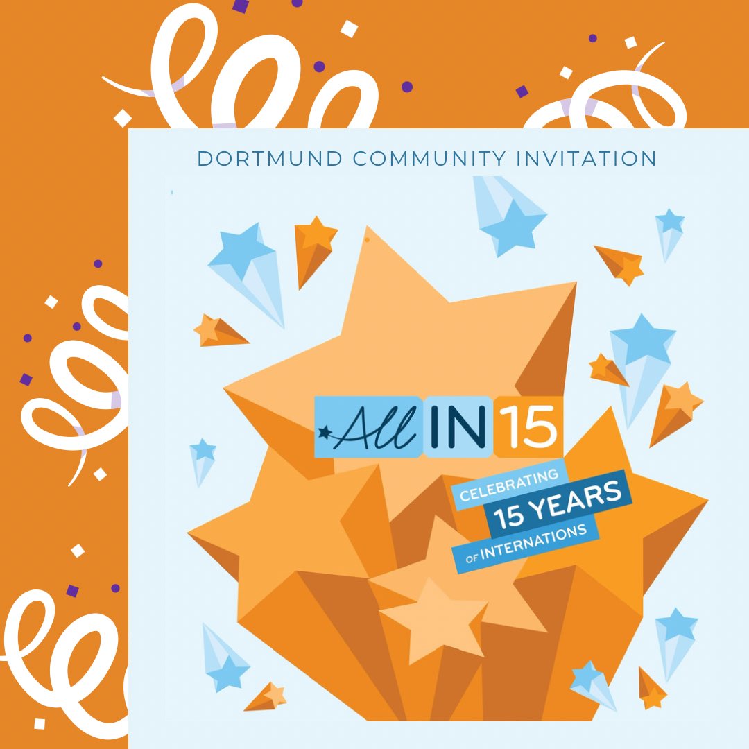 v_konsult's tweet image. Celebrate @internationsorg  1️⃣5️⃣th anniversary with us 🎉 in Dortmund.

Your team has put together lots of highlights to celebrate our community of global minds 😊 

🗓 RSVP in comments ⬇️ 

#AllIN15 #GlobalLocal #InterNationsDTM #Dortmund #expatevent #dortmundcommunity #teamwork