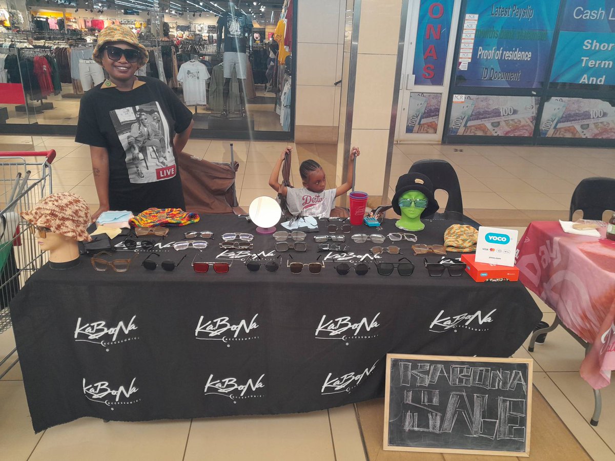 shape_cafe's tweet photo. The future is too bright and Kabona Accessories you will see 😎
Follow on
FB :Kabona Accessories
IG: Kabona _Accessories
#ShapeCafe
#thabongshoppingcenter
#Shapersmarket https://t.co/3Q7K5U0wsc