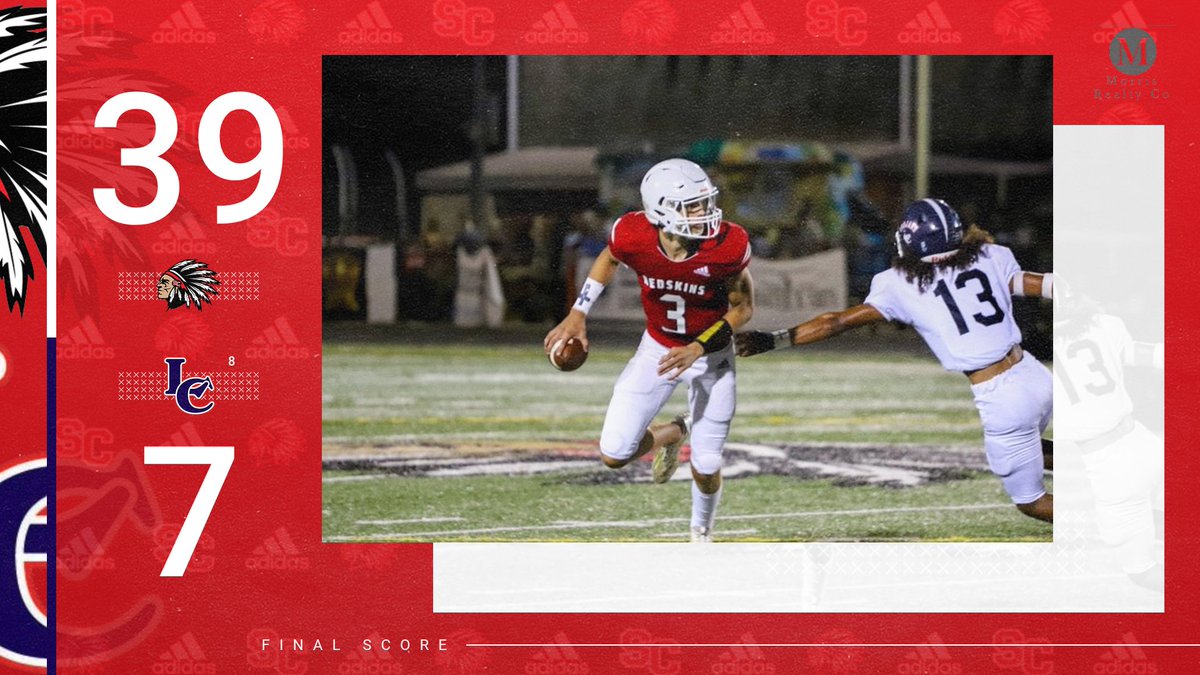 Great team effort <a href="/SCRedskinsFB/">SC Redskins</a>  against #8 Lamar County!  Thanks to our Band, Cheerleaders, Student Section, and Community for the support! Go Redskins!