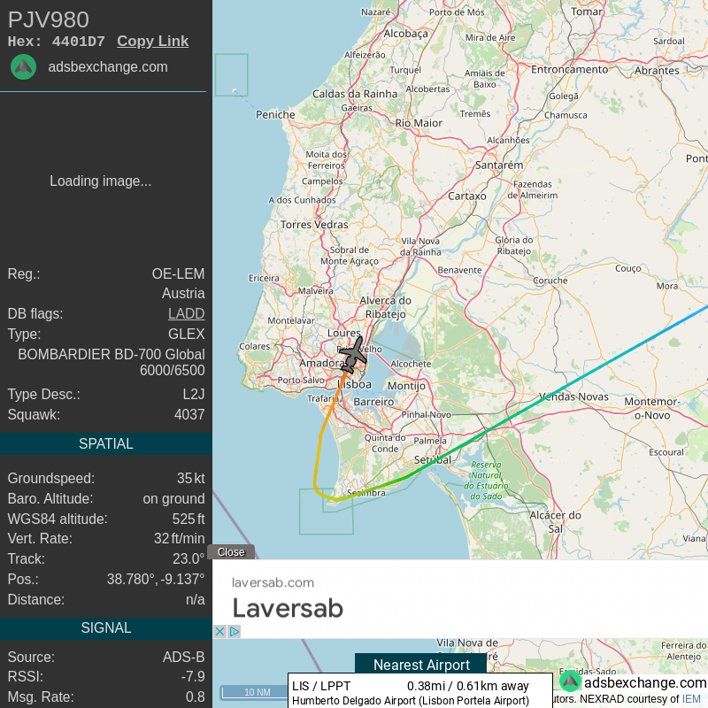 Travel_Scan_NER's tweet photo. NER Travel Detected Landed in Lisbon, Lisbon District, PT. Apx. flt. time 3 Hours : 22 Mins.  @Atlatszo https://t.co/fLGIZRRtWo