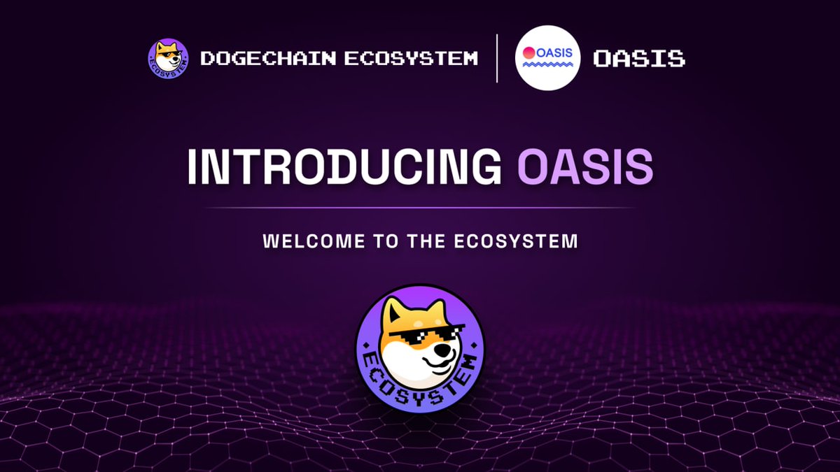 Shibes, check out <a href="/OasisCash/">OASIS</a>, one of the first active #NFT marketplaces on #Dogechain. 🎨 

🕶 Stealth-launched on Aug 27, this marketplace has quickly become the go-to trading platform for $DOGE holders to acquire awesome dog-themed #NFTs.