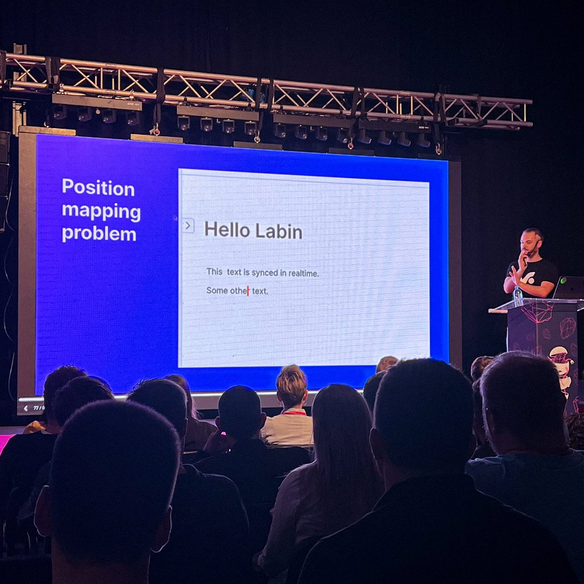 .<a href="/lucinivan/">Ivan Lučin</a> (VP of Engineering at <a href="/productiveio/">Productive</a>) at <a href="/DigitalLabin/">Digital Labin Conference</a> #Conference: “How we dared to compete with <a href="/Google/">Google</a>?”

By the way, Productive.io is an “OS for digital agencies” - check it out. 

We are about to see the first public demo of the new multi-user txt editor