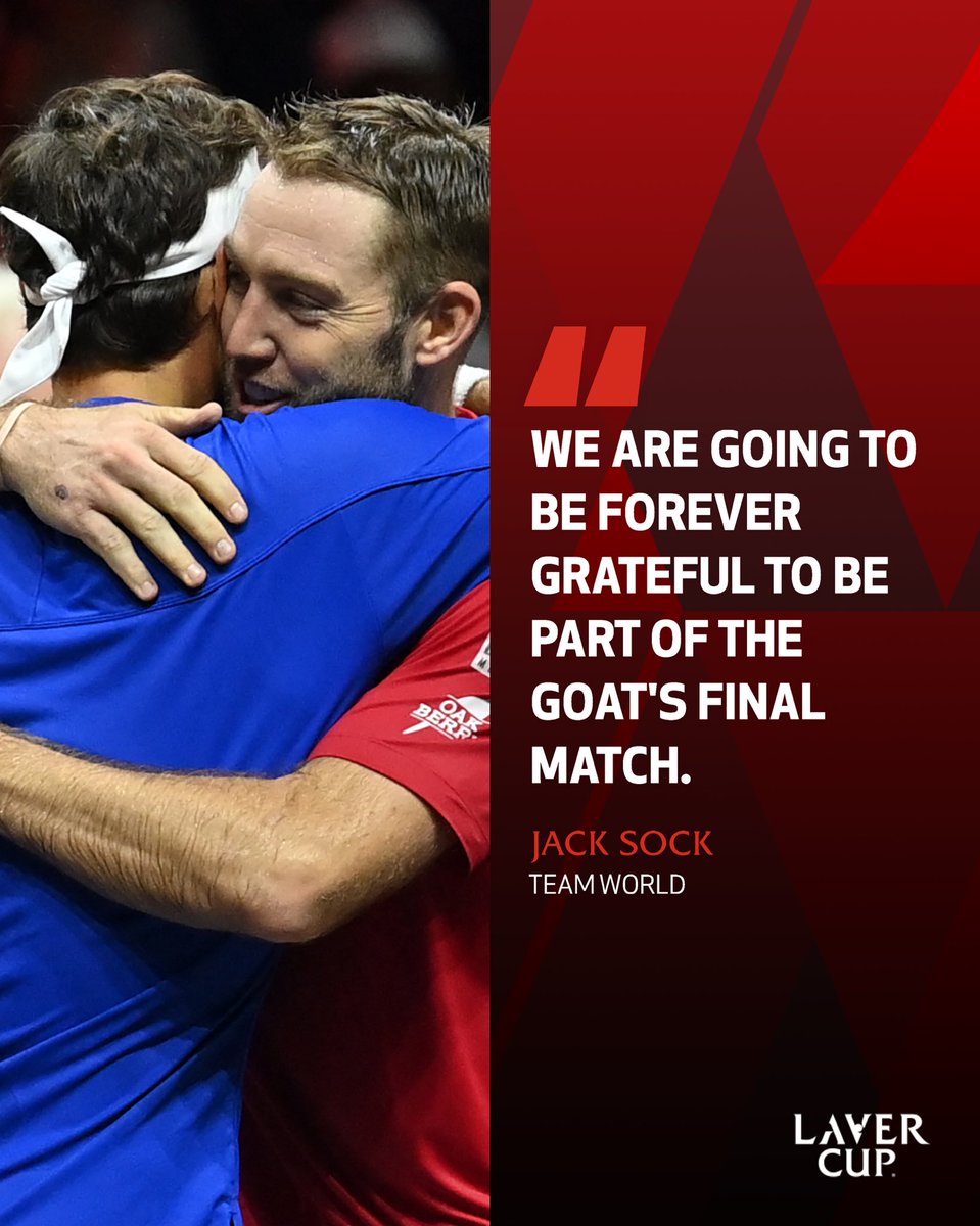 LaverCup's tweet photo. Rising to the occasion.

#LaverCup https://t.co/S81uuWL9xV