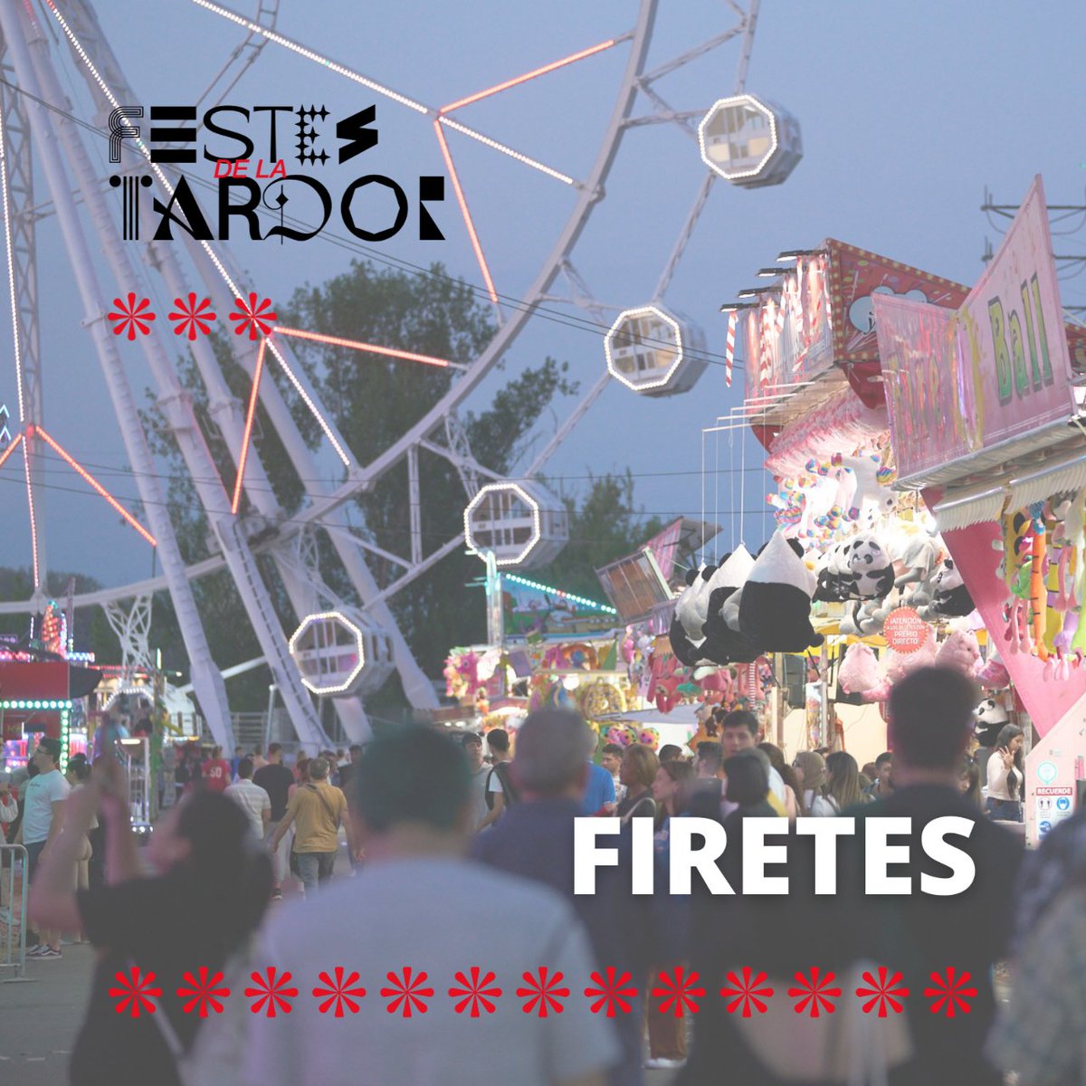 FestesLleida's tweet photo. LES FIRETES! 🎉🎊🎢
Una Festa no seria de veritat sense les nostres esperades #Firetes, que fan la delícia de petits i grans... 😍
A les #FestesdelaTardor en gaudirem de molts dies perquè tothom pugui venir a les atraccions i parades. Us expliquem calendari 📅 i horaris 🕐 👇 https://t.co/Fm4zF7ugKi
