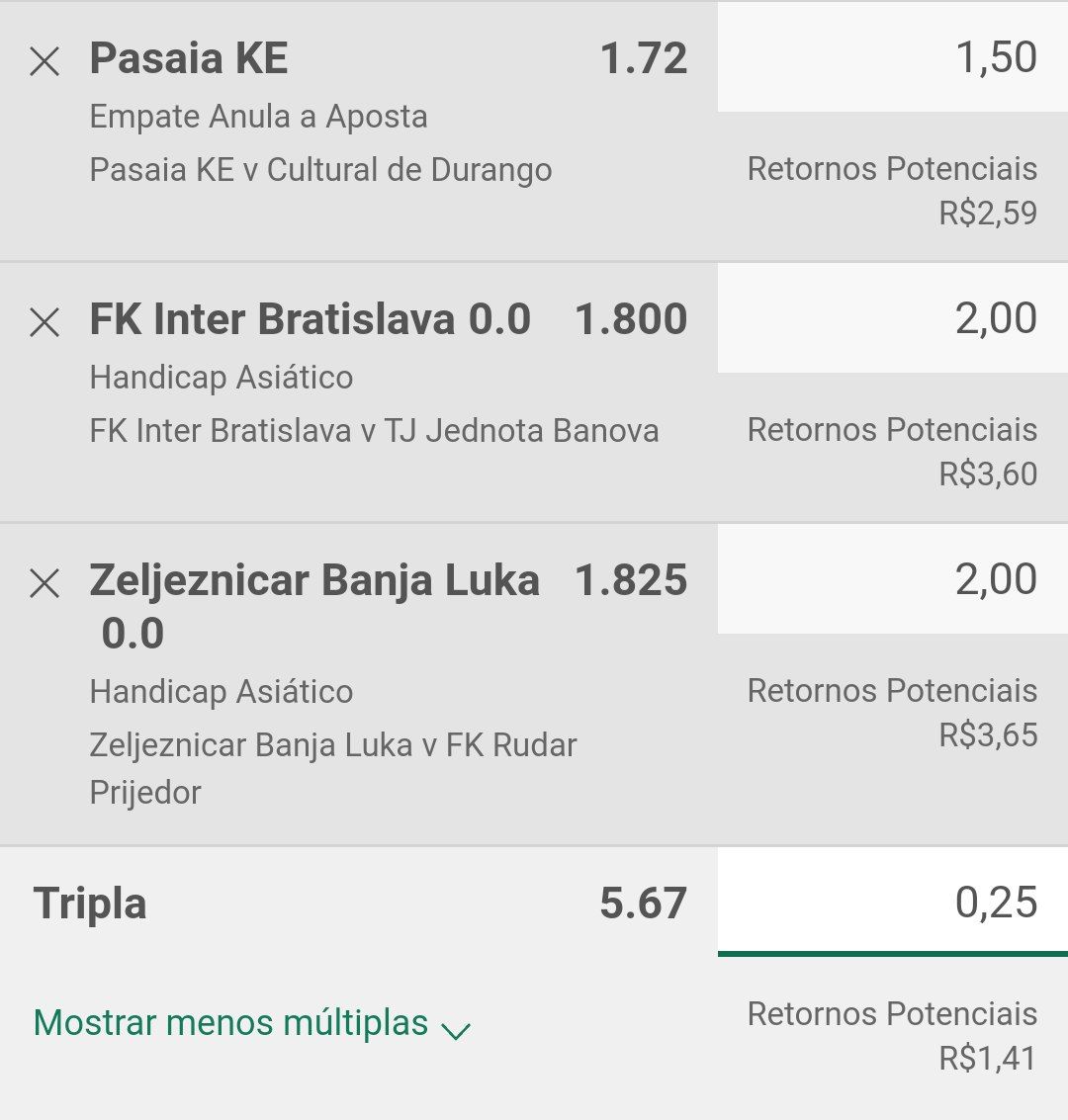 OlimpoBetting's tweet photo. 🏛️ #OlimpoBetting 🏛️
📅 #24Set
Só jogão!!
🇪🇸 Pasaia KE DNB - 1,5%
🇸🇰 FK Inter Bratislava HA 0.0 - 2%
🇧🇦 Zeljeznicar Banja Luka HA 0.0 - 2%
🎰 0.25% - Vai que... https://t.co/KdLPwaJT8Y