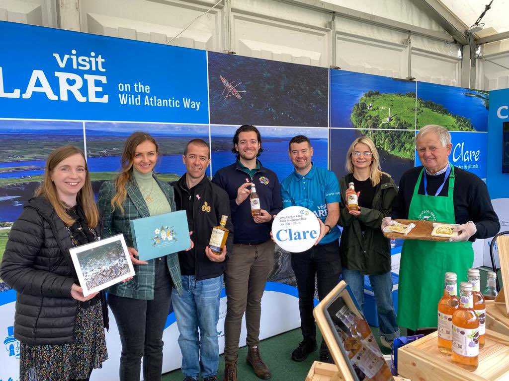 LEO Clare (@leocountyclare) on Twitter photo Say cheese📸📸 …We are here @WomensIrishOpen with clients at the <a href="/ClareCoCo/">Clare County Council</a> tent .. the atmosphere is electric #WIO2022
<a href="/pama_mc/">Padraic McElwee</a> <a href="/siarlandscapes/">SIAR Photography</a> <a href="/WhiskeyGate/">J.J. Corry Irish Whiskey</a> <a href="/HazelMountainCh/">HazelMountainChoc</a> <a href="/CratloeCheese/">Cratloe Hills Sheep's Cheese</a> #HurstBotanicals <a href="/dromolandcastle/">Dromoland Castle</a> Say cheese📸📸 …We are here @WomensIrishOpen with clients at the <a href="/ClareCoCo/">Clare County Council</a> tent .. the atmosphere is electric #WIO2022
<a href="/pama_mc/">Padraic McElwee</a> <a href="/siarlandscapes/">SIAR Photography</a> <a href="/WhiskeyGate/">J.J. Corry Irish Whiskey</a> <a href="/HazelMountainCh/">HazelMountainChoc</a> <a href="/CratloeCheese/">Cratloe Hills Sheep's Cheese</a> #HurstBotanicals <a href="/dromolandcastle/">Dromoland Castle</a>