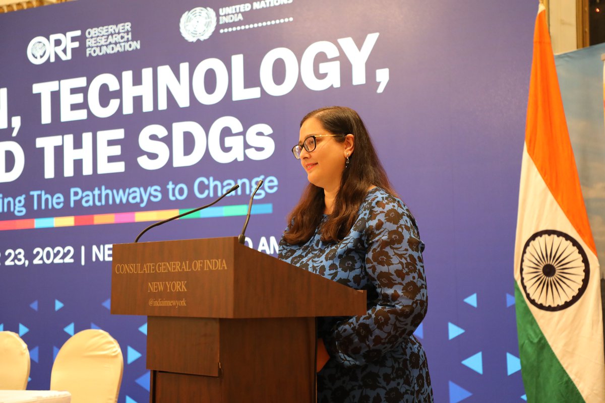 ril_foundation's tweet photo. .@drvanitasharma: In India, ICTs are impacting entrepreneurship and livelihoods in unprecedented ways. The correlation between mobile ownership and economic empowerment can often be striking.

@orfonline @UNinIndia 

#SDG5 #Tech4Women #UNGA https://t.co/ZKwJybbtJq