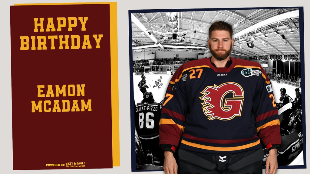 Join us in wishing a Happy Birthday to our #️⃣2️⃣7️⃣ <a href="/Eamonthegoalie/">Eamon McAdam</a> !

#Guildford #FlamesIHC #EIHL #IceHockey #GuildfordFlames