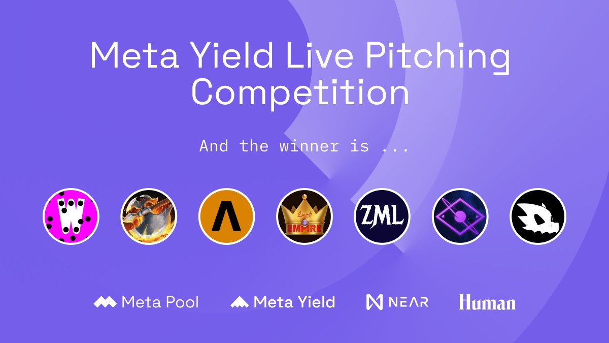 meta_pool's tweet photo. Hey! #MetaPoolers โ Happy Saturday!๐
We have a full recap of the #MetaYield Live Pitch during #NEARCON2022๐
If you missed it โ check it out! โฌ๏ธ
https://t.co/tIqSvF0bc1
Wishing you a wonderful and excellent weekend!โจ https://t.co/XIXvD5YSEO