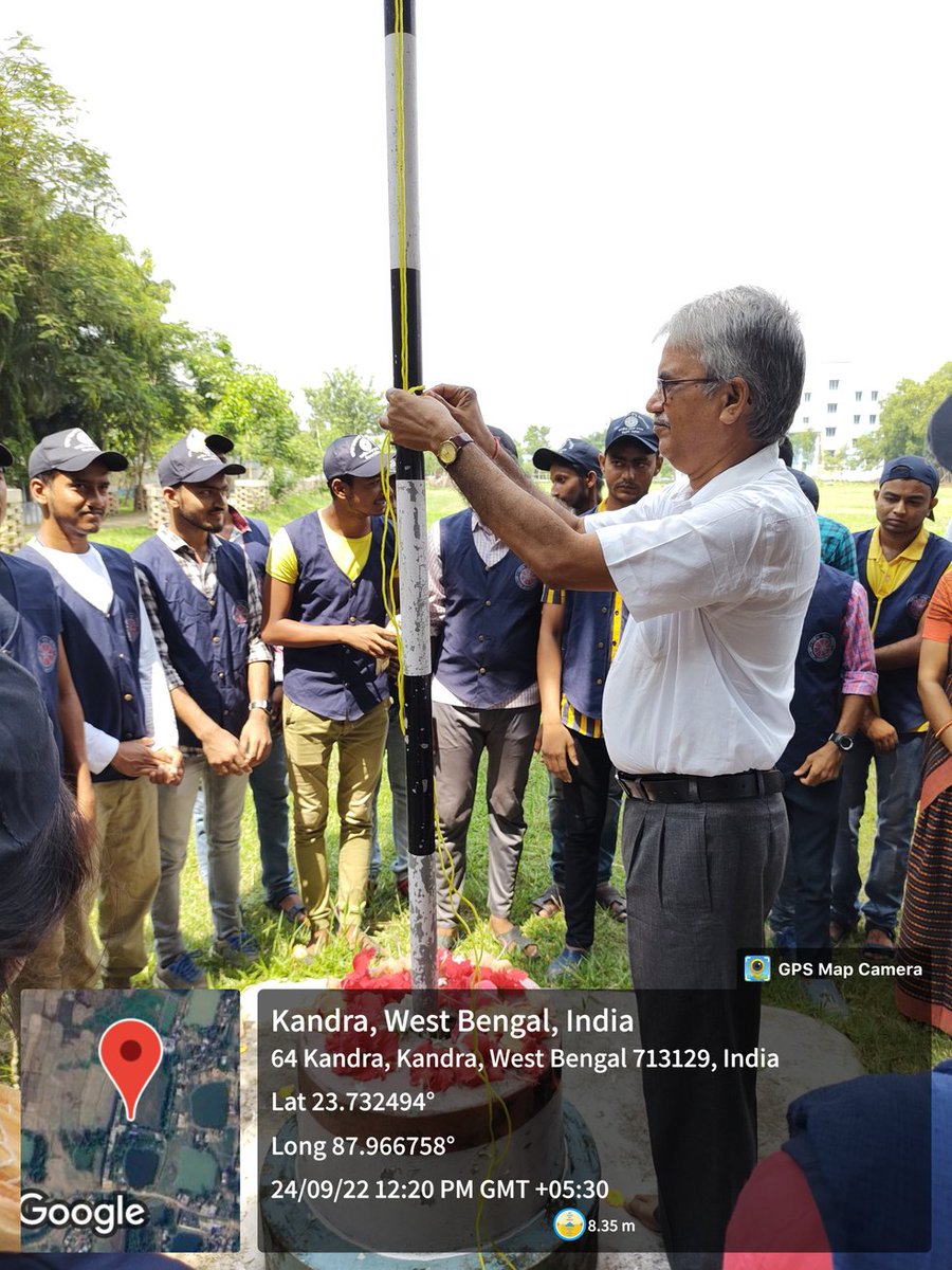 NssKanta's tweet photo. Inauguration of 13th SPECIAL CAMPING PROGRAMME-2022 and celebration of NSS DAY in Kandra Radha Kanta Kundu Mahavidyalaya.
@_nssbu 
@_NSSIndia 
@rdnss_kolkata https://t.co/CyPAdG5zHG