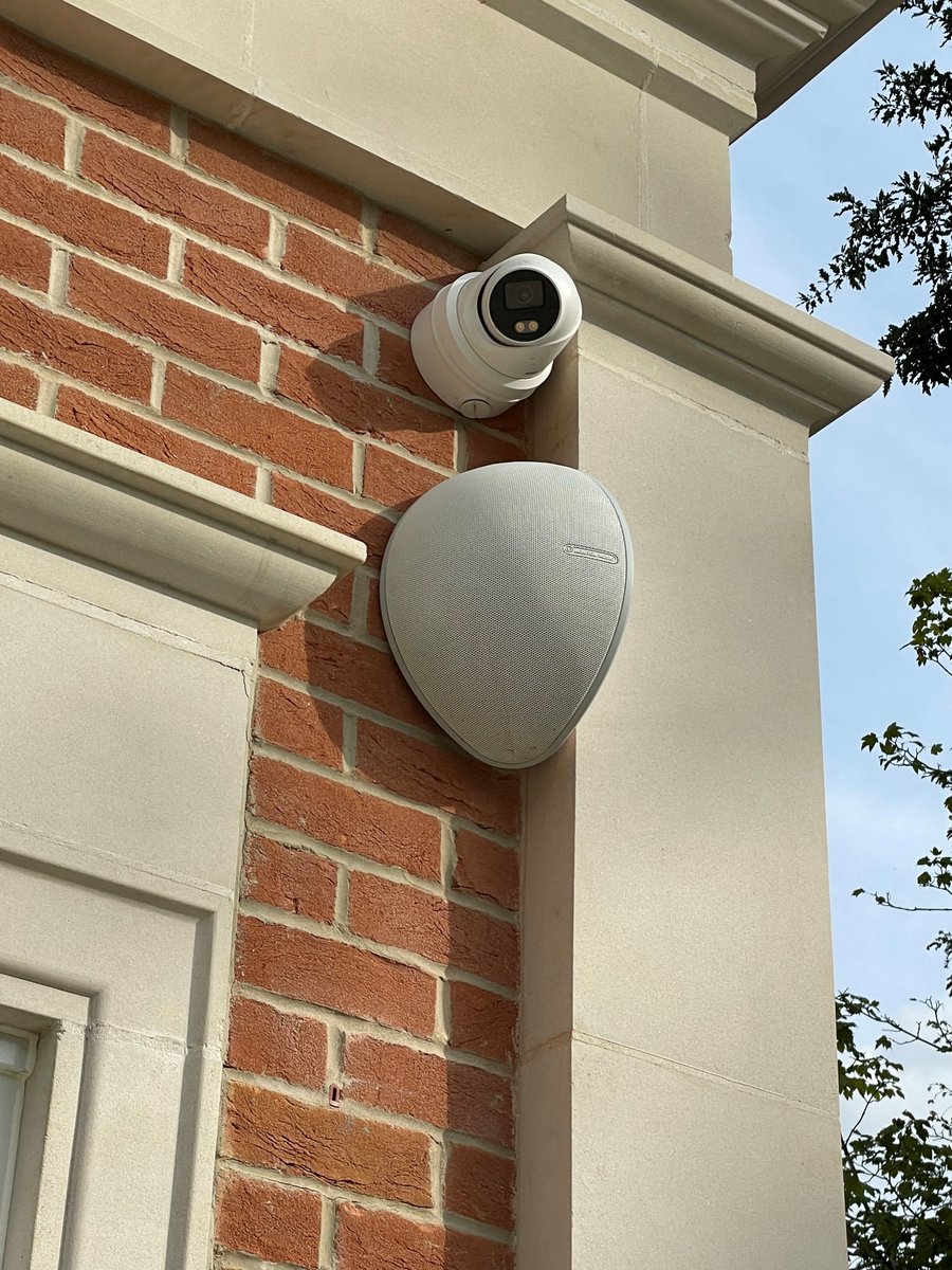 Combine your cameras with an external speaker for amazing surround sound and protection! 
We have something for any and every requirements! 
- Audio Systems - WiFi Networks - TV Systems - Lighting Systems

Contact Us to see how we can provide a variety of smart home technology😁