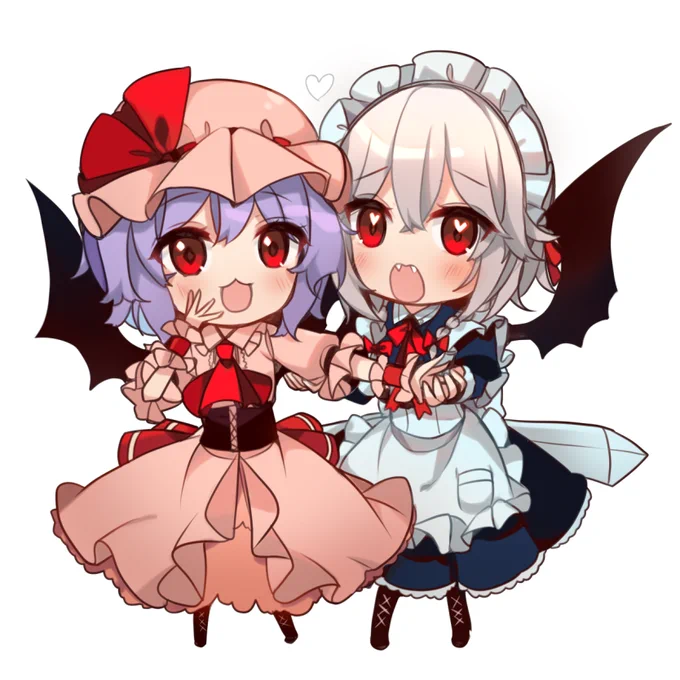吸血鬼咲夜さんとレミリアお嬢様 