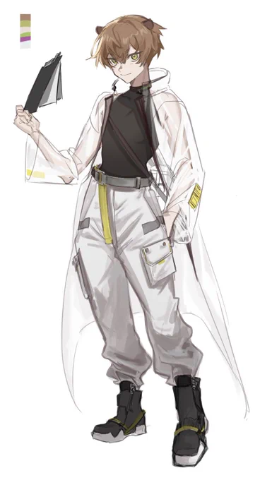 息抜きで描いてたキャラデザ 