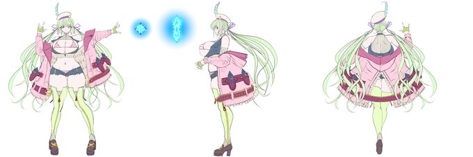 リュミール・リッター・モラクス三面図です('▽')
ムッチムチのモッチモチです。カインはカラーセットがデスザウラーからデッドボーダーっぽくなりましたね('▽')下半身がまだ認識災害の影響を受けてうまく顕現できてない様です。#エデンズリッターグレンツェ 