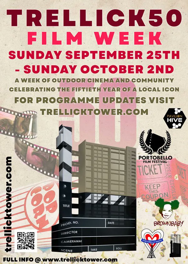 VolCentre_KandC's tweet photo. Trellick Film Week is starting tomorrow! ποΈ Check out more information on https://t.co/PxRskCBUYg π€
#vckc #trellick50 #trellick #comunity #filmweek #outdoorcinema https://t.co/3r4y4hqUT2