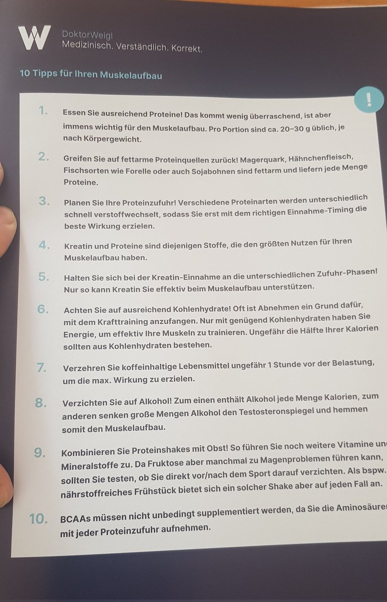 DoktorWeigl's tweet photo. Mein Ratgeber 4 ist aktuell wieder aber bestimmt nicht mehr lange als LIMITIERTE BUCHVERSION verfügbar ➡️ https://t.co/9OYNbeaRcH 

Abnehmen, bessere Fitness, mehr Muskeln ✅ 
Und entscheidend dafür ist die Ernährung, sind die richtigen Nährstoffe und auch Supplements https://t.co/E5pLaLDdBk