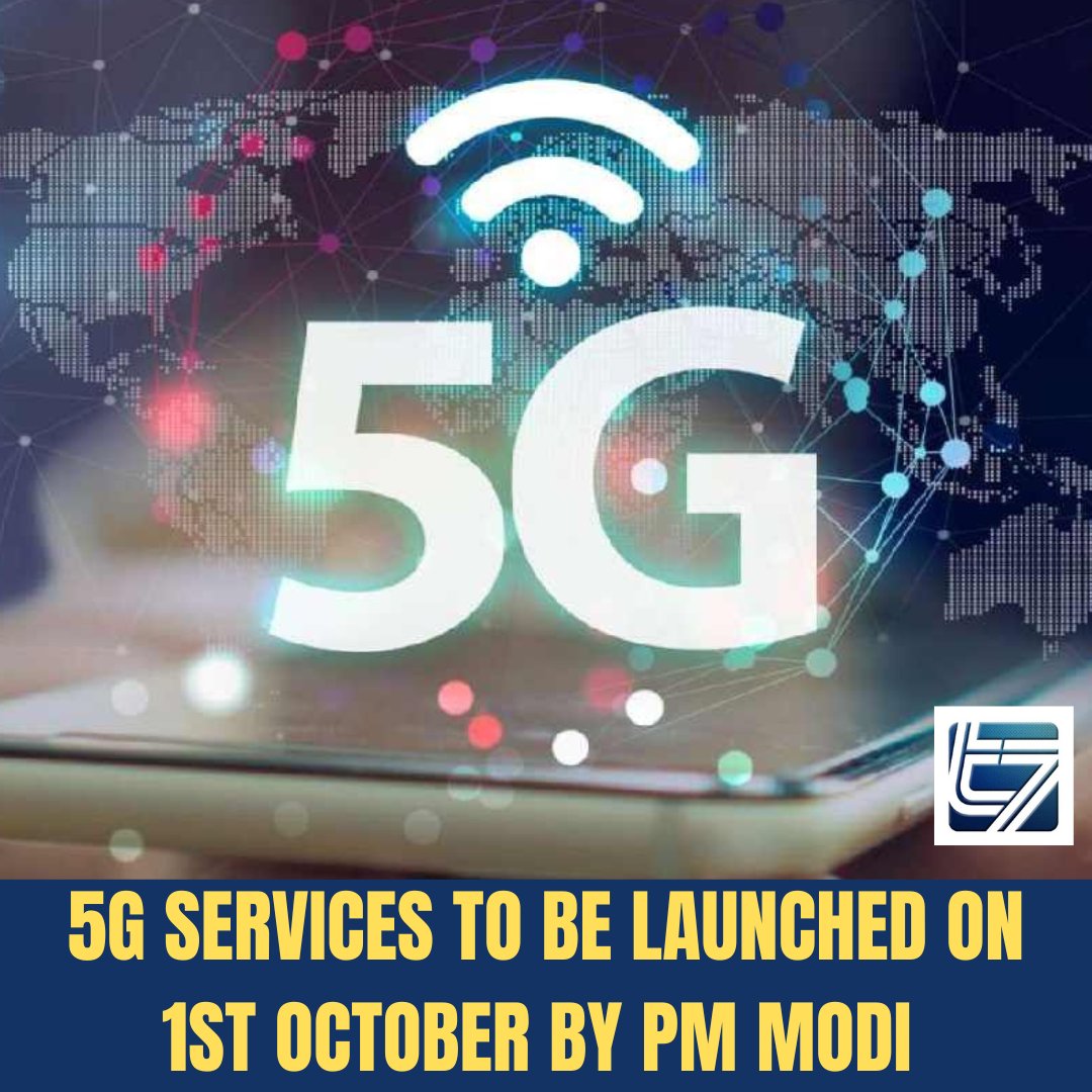 T7NEWS1's tweet photo. The officials also added that launch of 5G services by Reliance Jio, Airtel and Vi will begin in seven cities including Delhi and Mumbai.
India Mobile Congress (IMC), planned from October 1-4, claims to be the largest telecom, media, 
#t7news #india #5gservices #5gnetworkindia https://t.co/fmotUKEqtR
