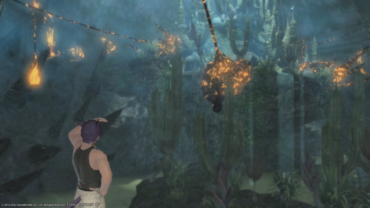 DavionKardoon's tweet photo. Wandered into a strange place today, it was filled with the peaceful hum of nature and a strangely sweet stench in the air. #FFXIV #gpsoe https://t.co/hIBgVrd9br