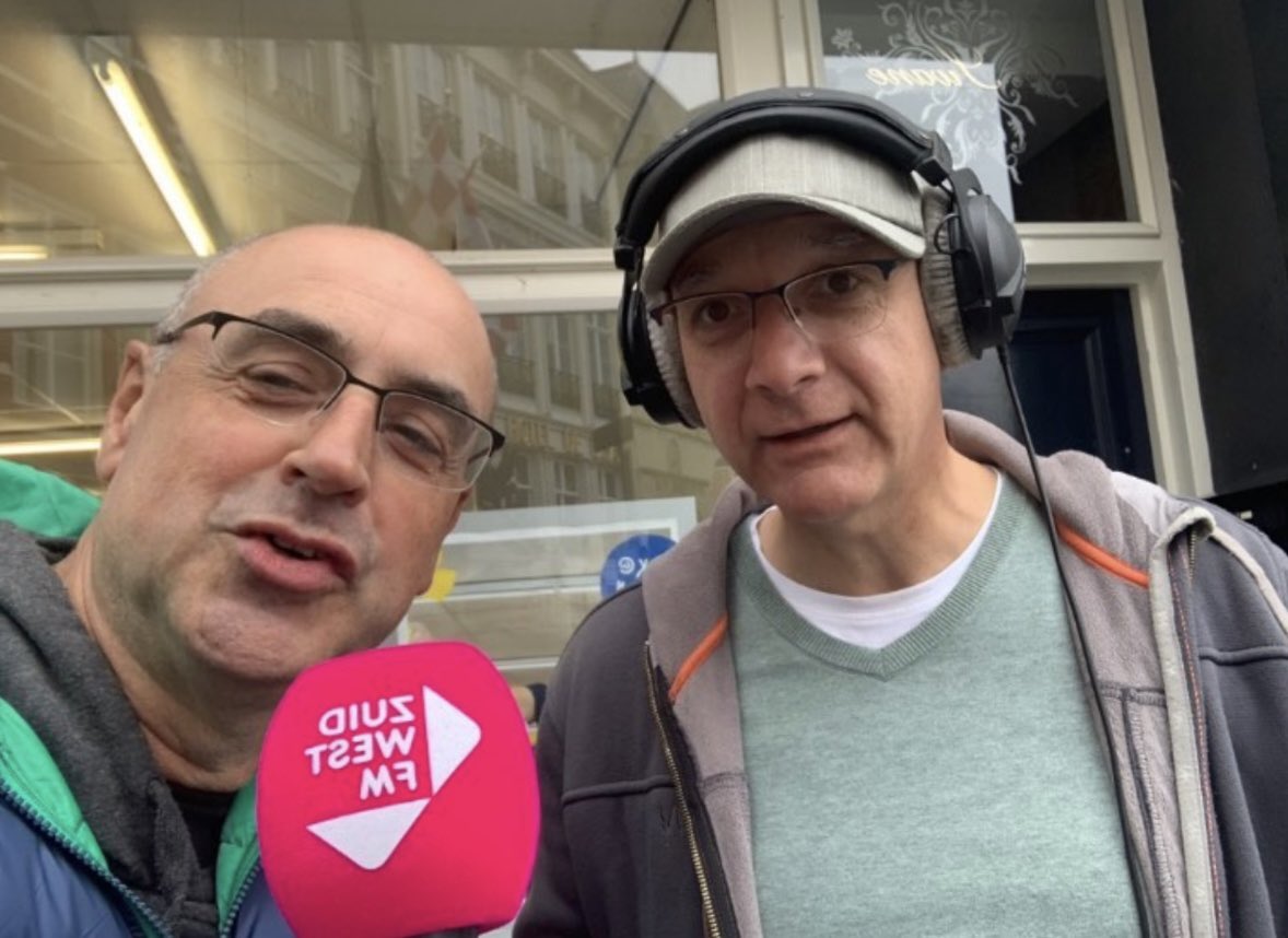 Leon en Jos doen live verslag van #BergenOpZicht op ZuidWest FM. Ben jij ze al tegengekomen?