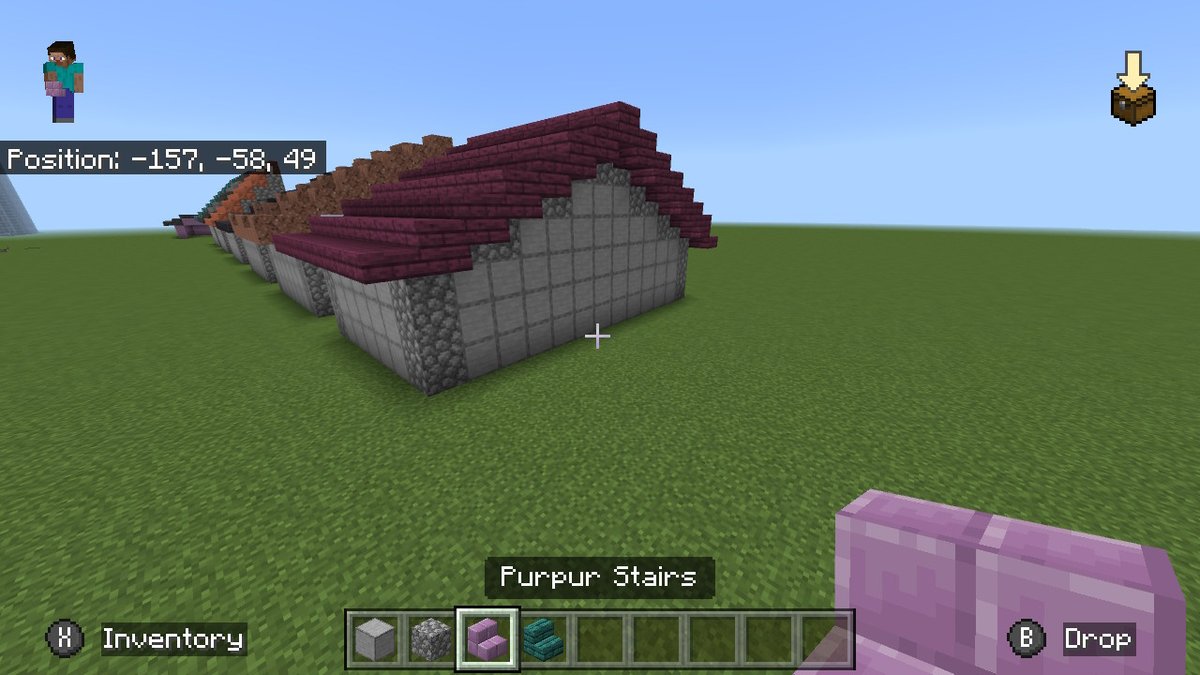 _squish's tweet photo. roof ideas #Minecraft #NintendoSwitch https://t.co/kqdppvbLdB